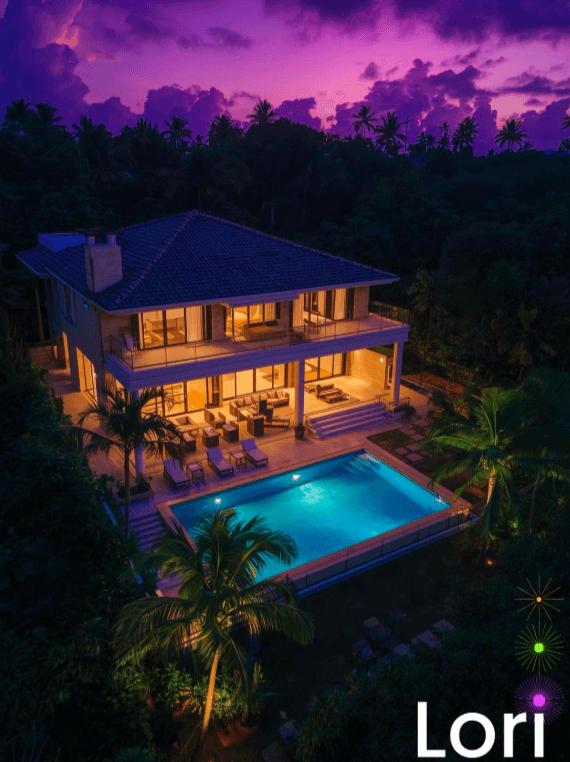 Casa com sistema energético Lori